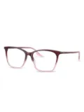 Ray-Ban square-frame glasses - Red