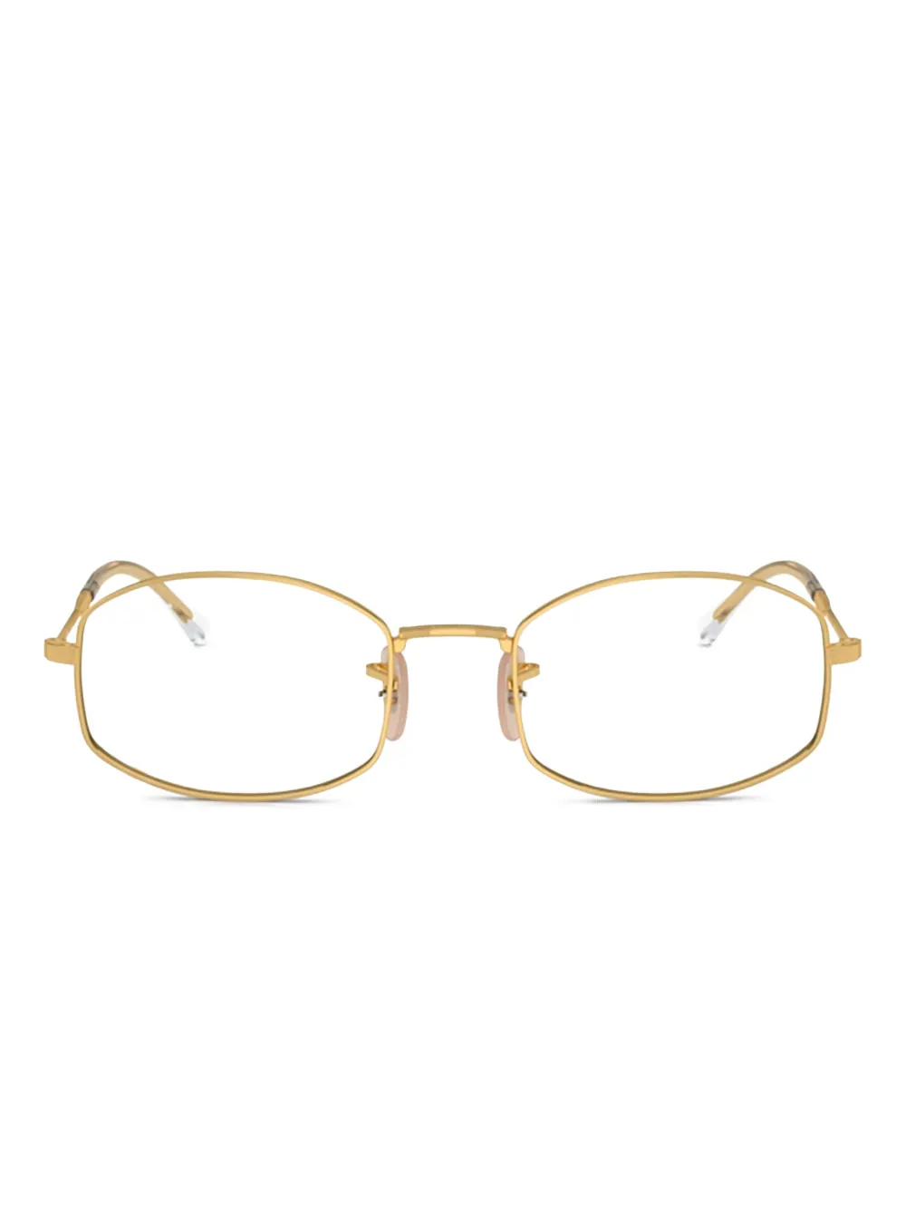 Ray-Ban Bril met rechthoekig montuur Goud