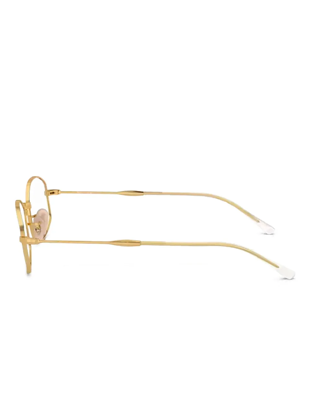 Ray-Ban Bril met rechthoekig montuur Goud