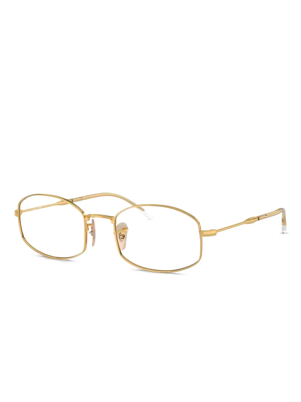 Ray-Ban Bril met rechthoekig montuur Goud