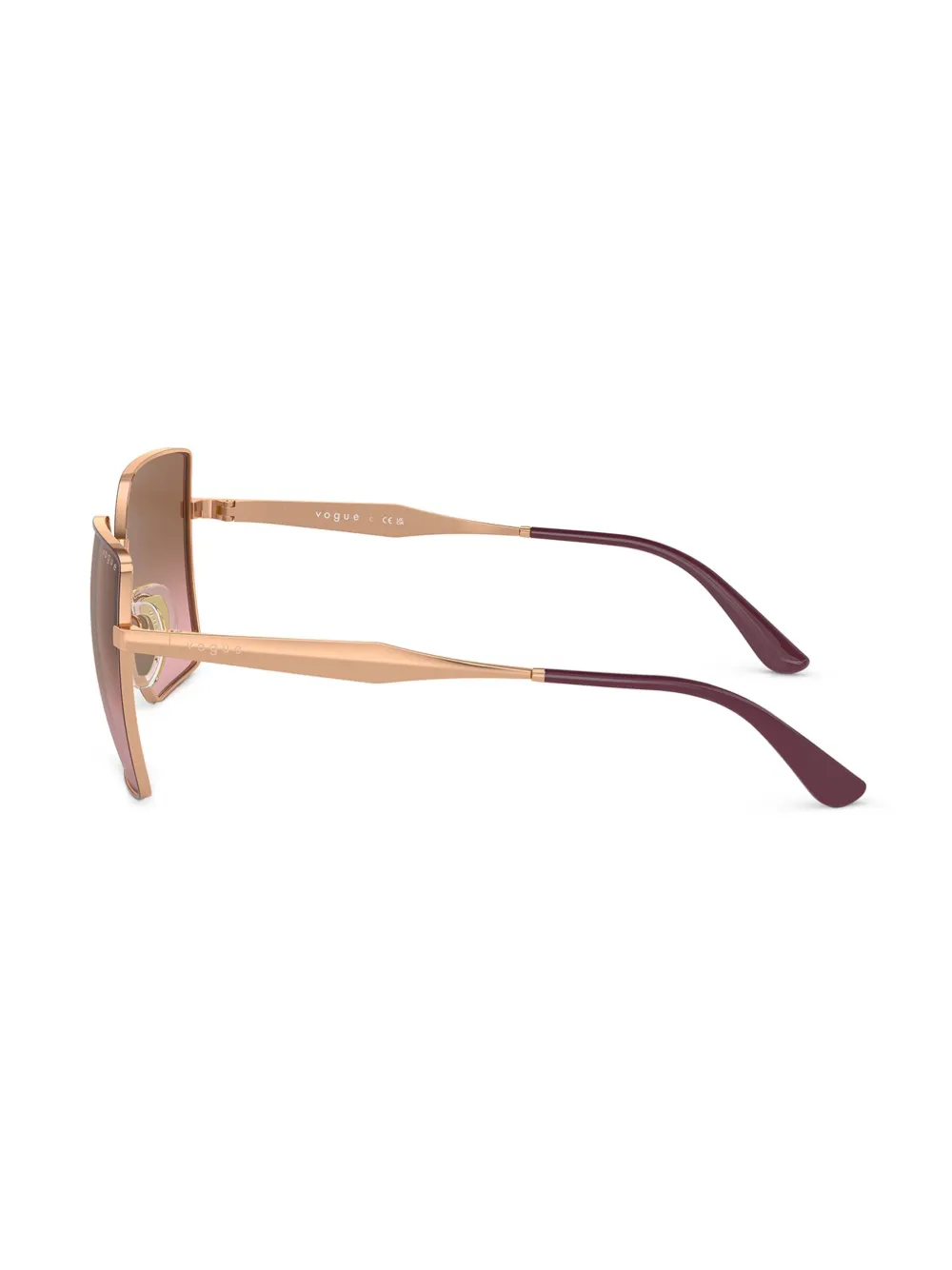 Vogue Eyewear Zonnebril met oversized montuur Goud