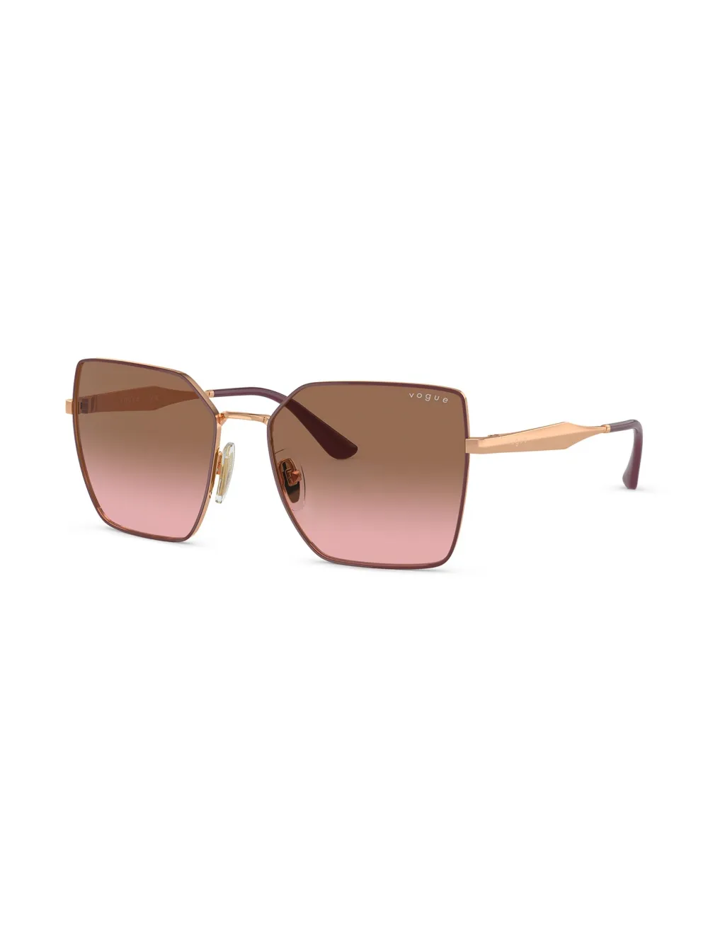 Vogue Eyewear Zonnebril met oversized montuur - Goud