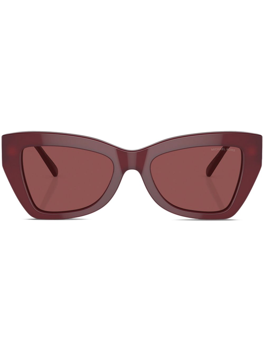 Shop Michael Kors Montecito Sunglasses In Red