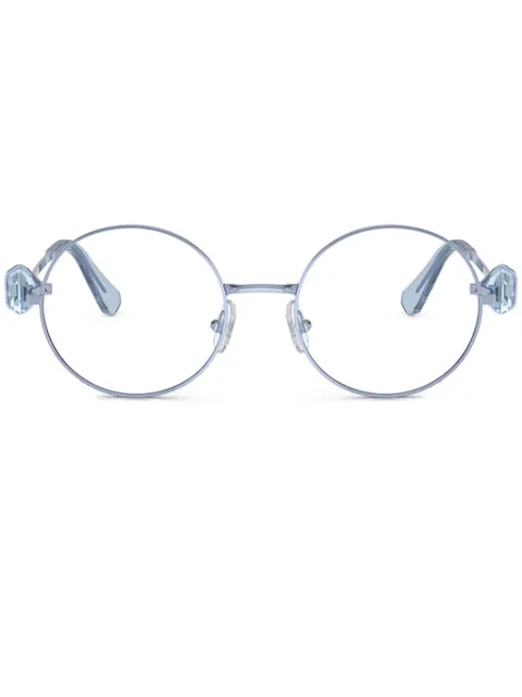 Swarovski lentes con armazón redonda