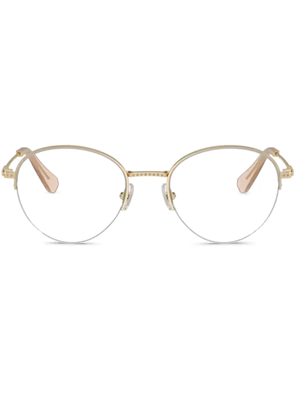 Swarovski Eyewear Brille mit rundem Gestell - Gold