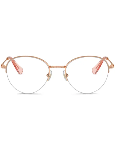 Swarovski round-frame glasses