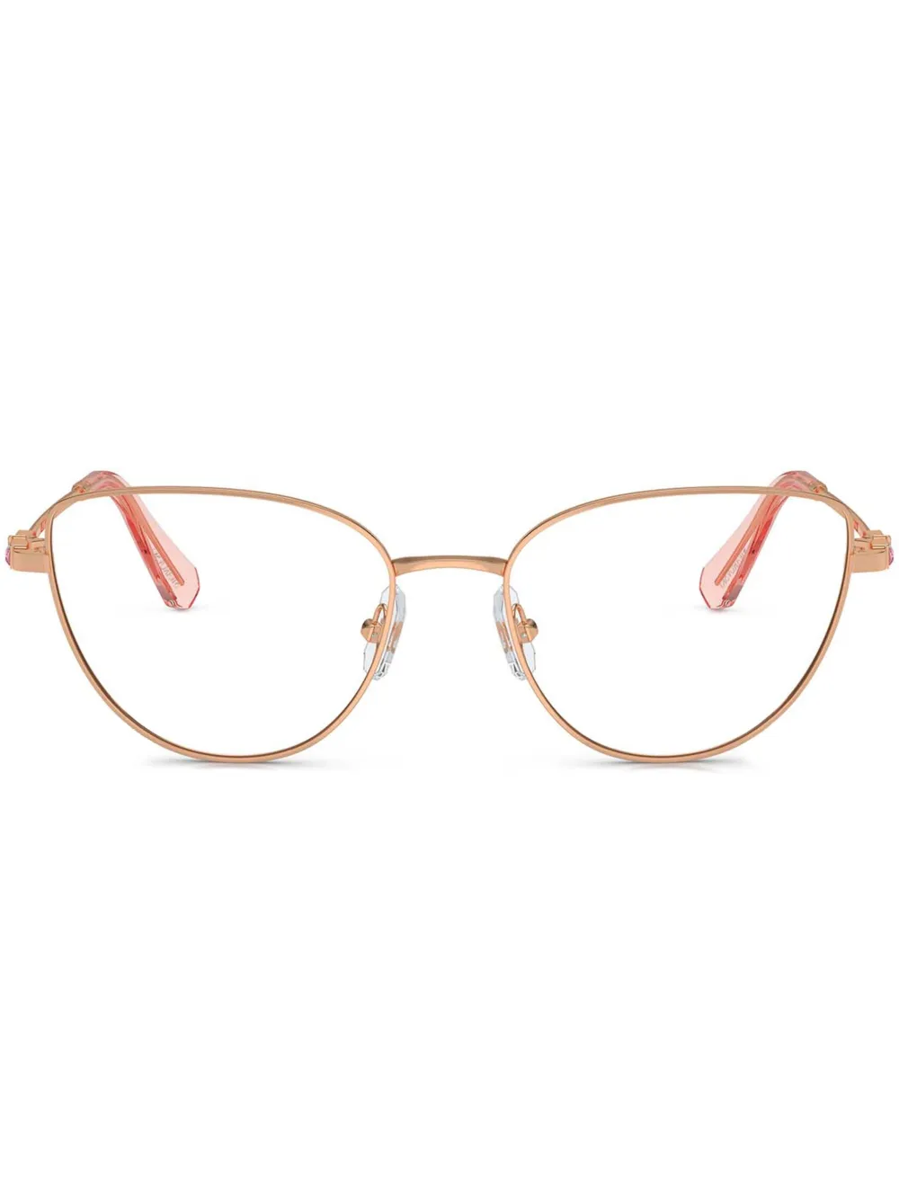 Swarovski Eyewear lunettes de vue à monture papillon - Rose Swarovski Eyewear lunettes de vue à monture papillon - Rose
