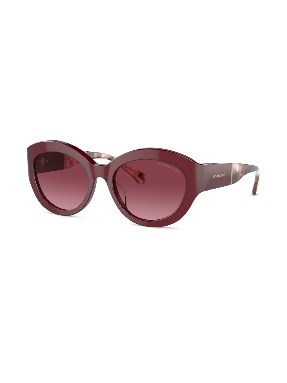 Michael Kors Brussels zonnebril met cat-eye montuur - Rood