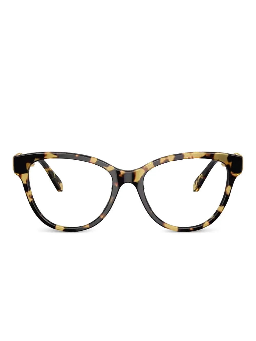 Swarovski Eyewear Occhiali cat-eye con decorazione - Marrone