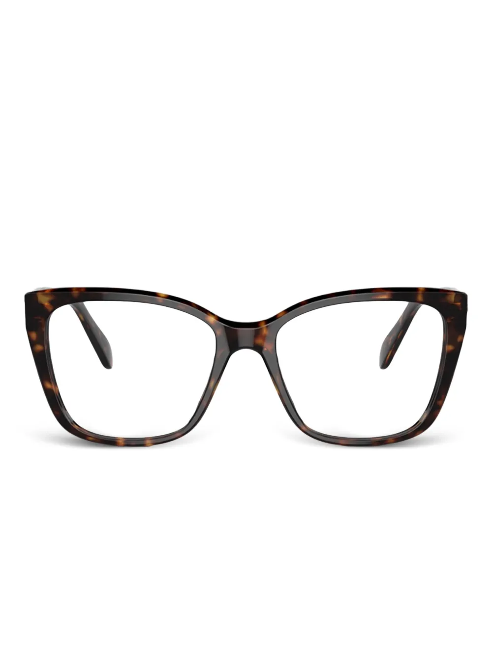 Swarovski Eyewear Occhiali squadrati con cristalli - Marrone