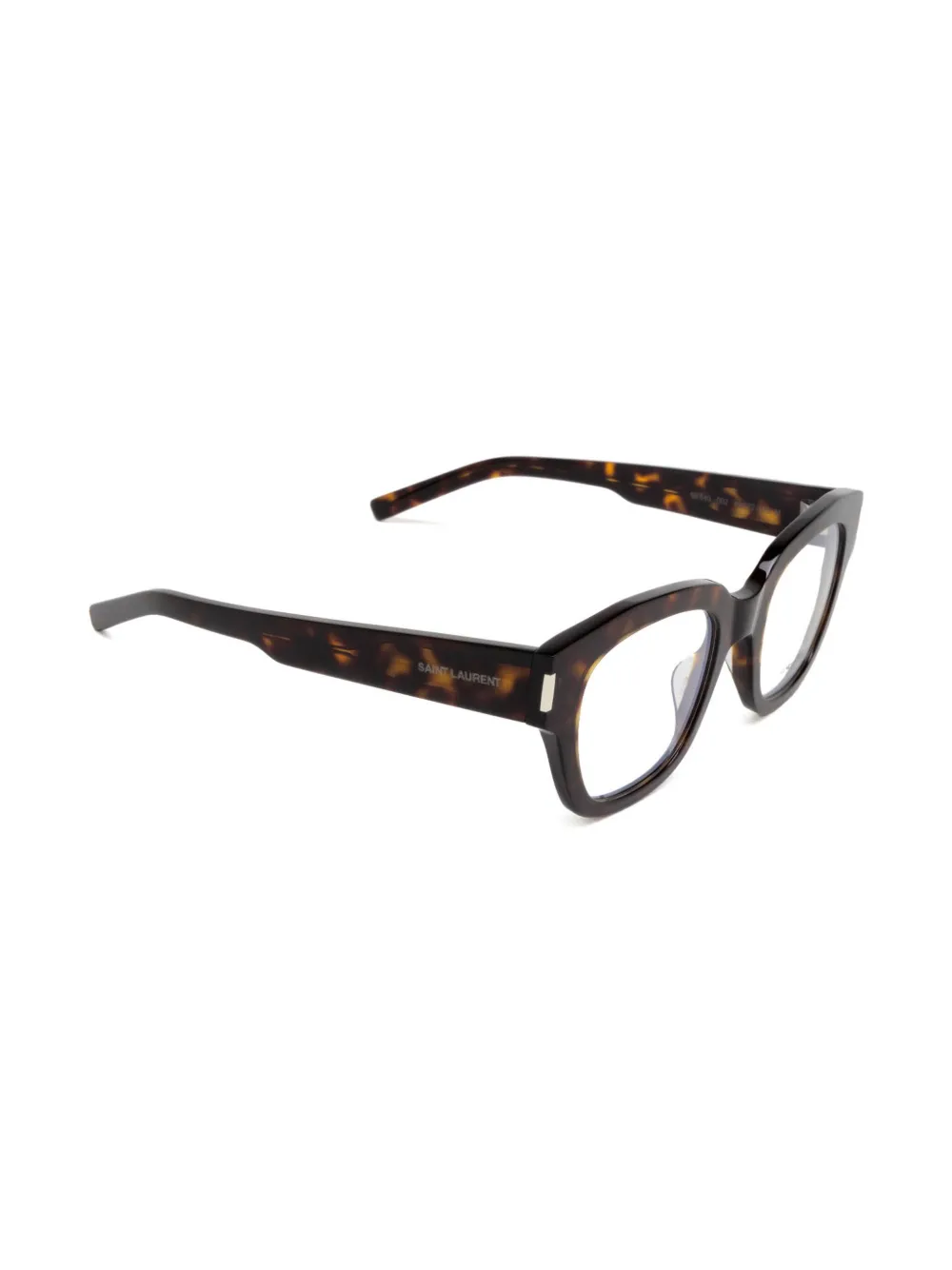 Saint Laurent Eyewear Bril met vierkant montuur - Bruin