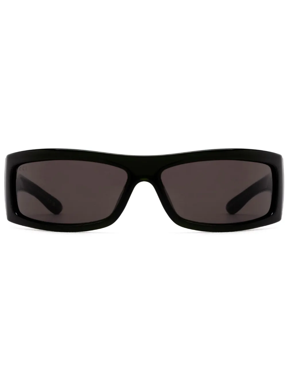 Gucci Eyewear Zonnebril met rechthoekig montuur Zwart