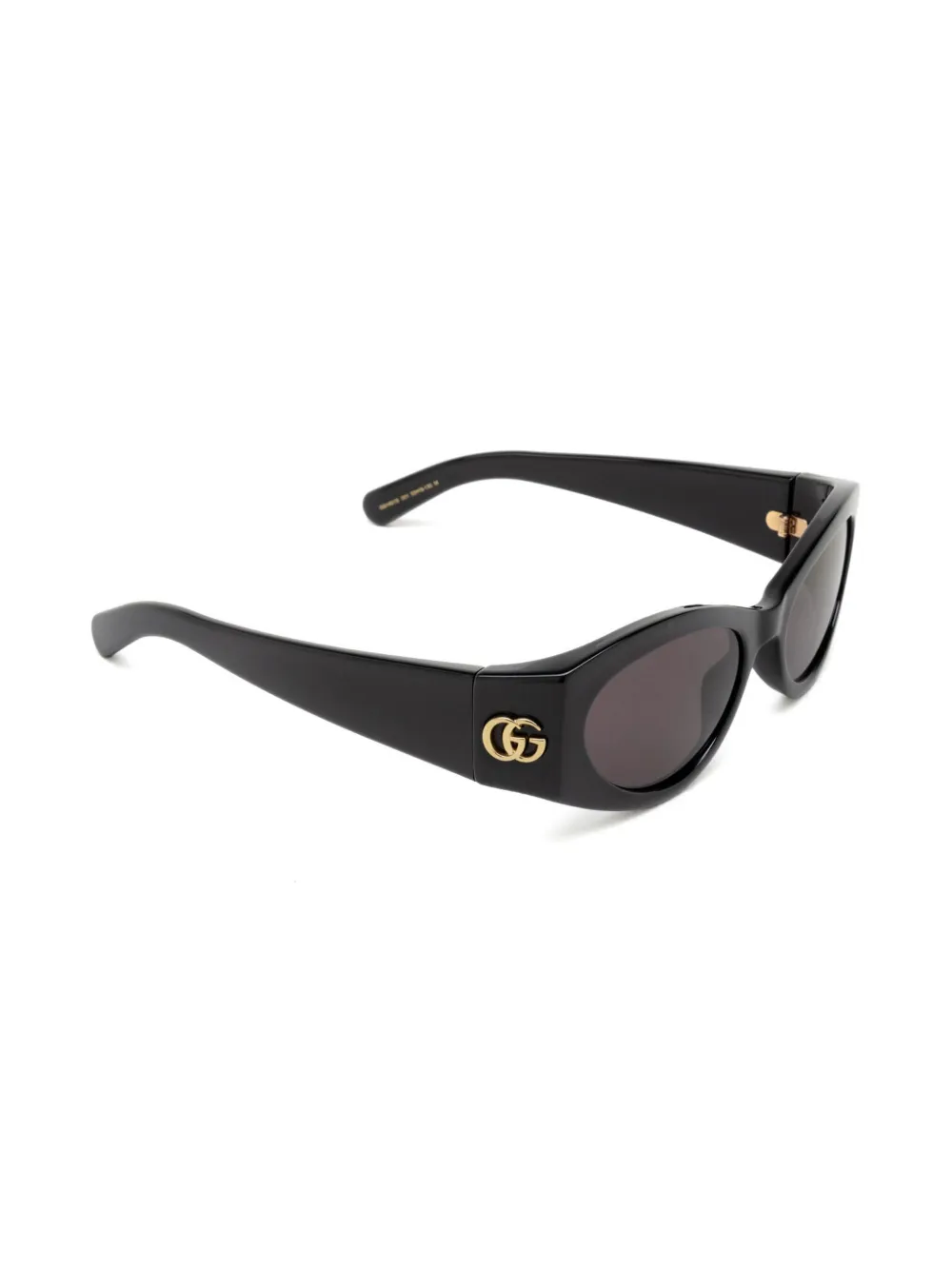 Gucci Eyewear Zonnebril met cat-eye montuur Zwart