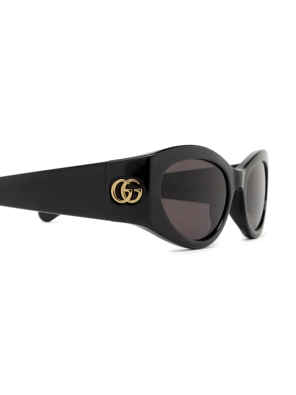Gucci Eyewear Zonnebril met cat-eye montuur Zwart