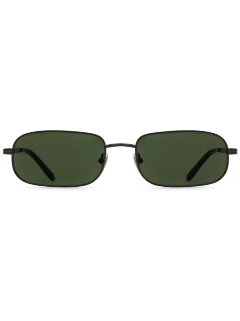 Gucci Eyewear lentes de sol con armazón rectangular metálica