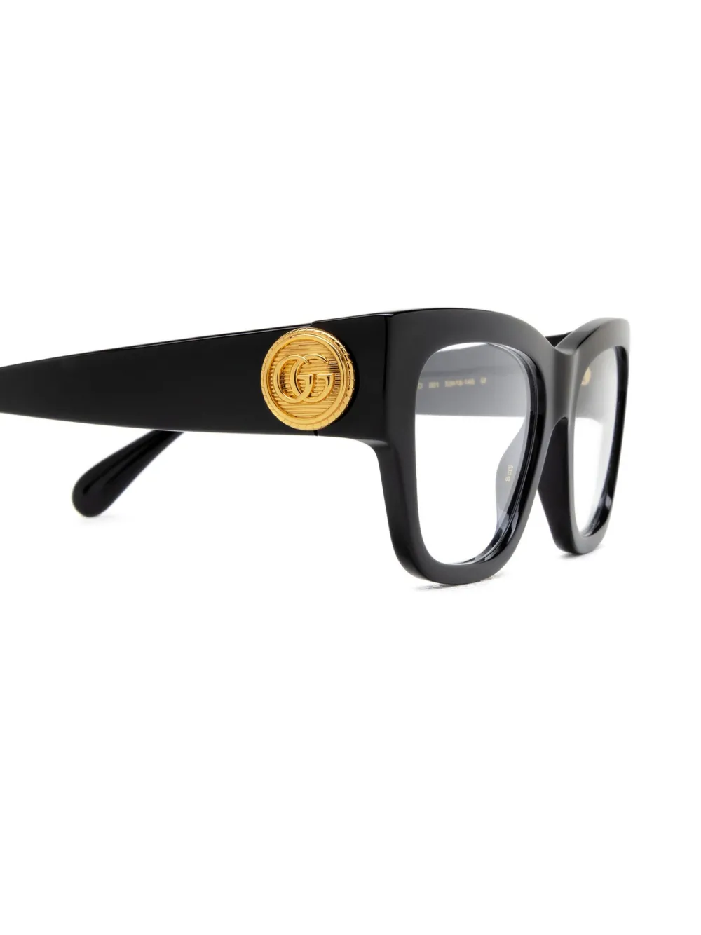 Gucci Eyewear Bril met geometrisch montuur Zwart