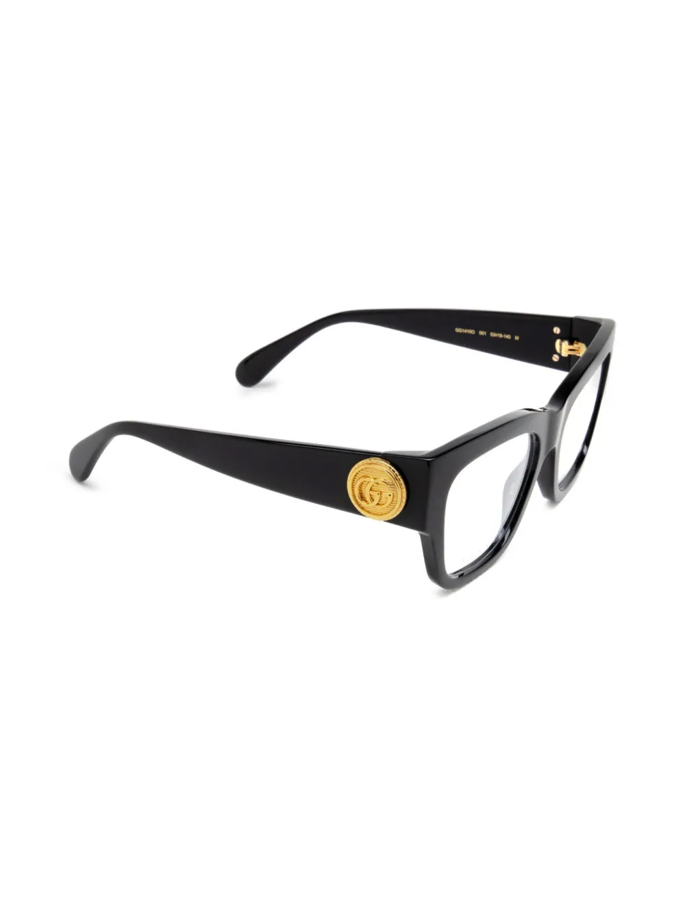 Gucci Eyewear Bril met geometrisch montuur Zwart