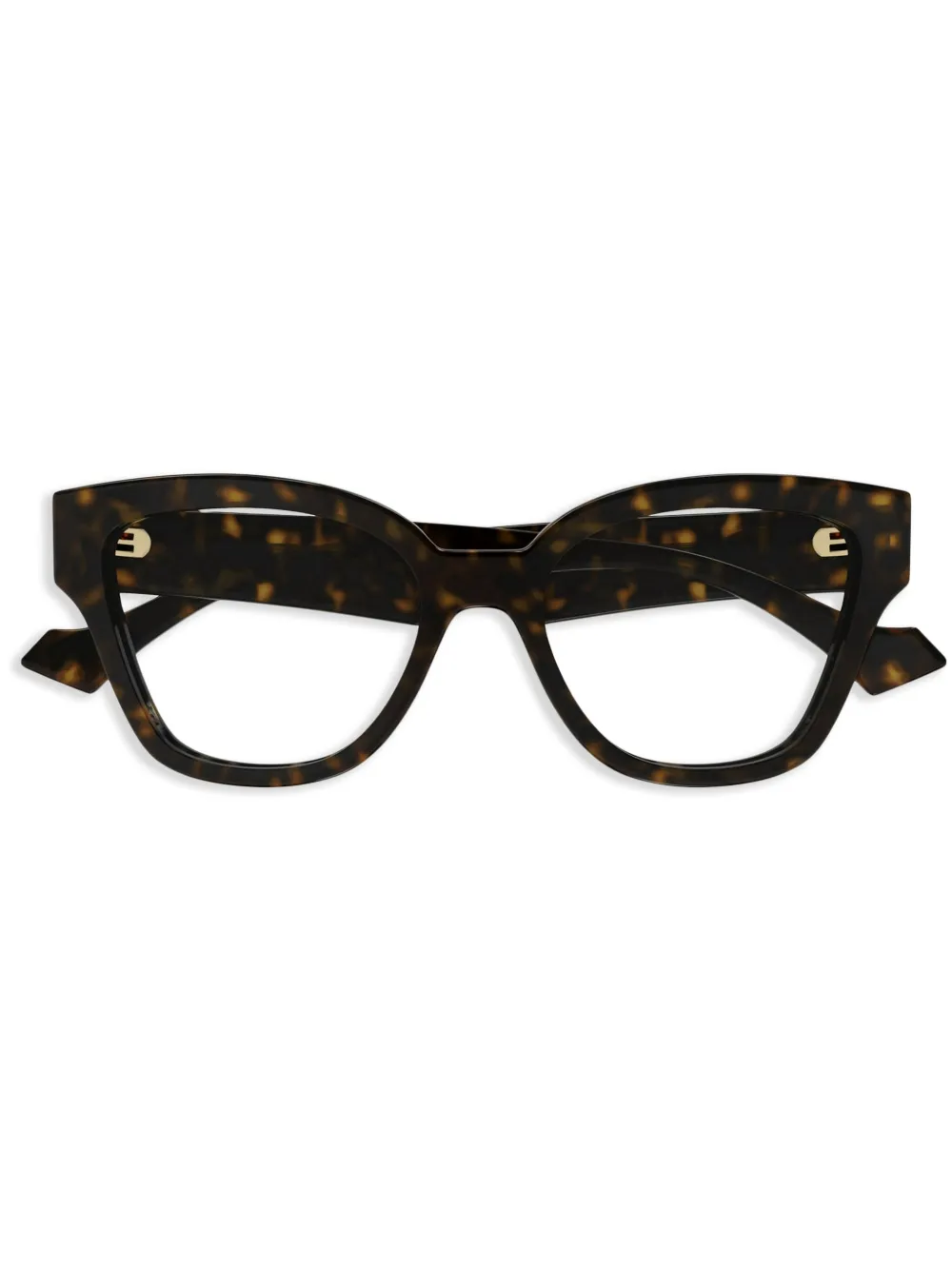 Gucci Eyewear Occhiali geometrici - Marrone