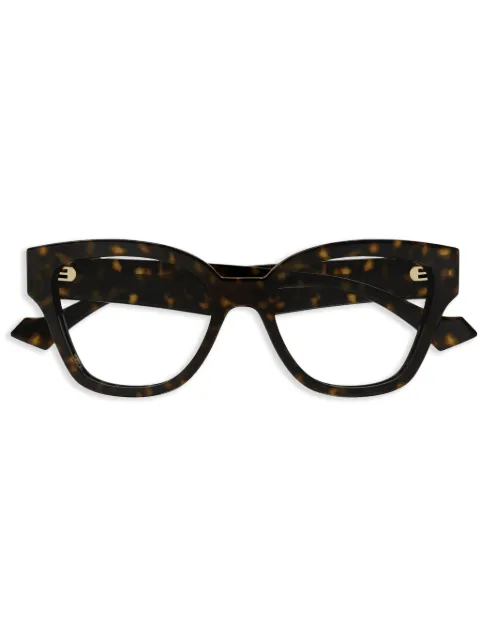 Gucci Eyewear lentes con armazón geométrica