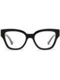 Gucci Eyewear geometric-frame glasses - Black