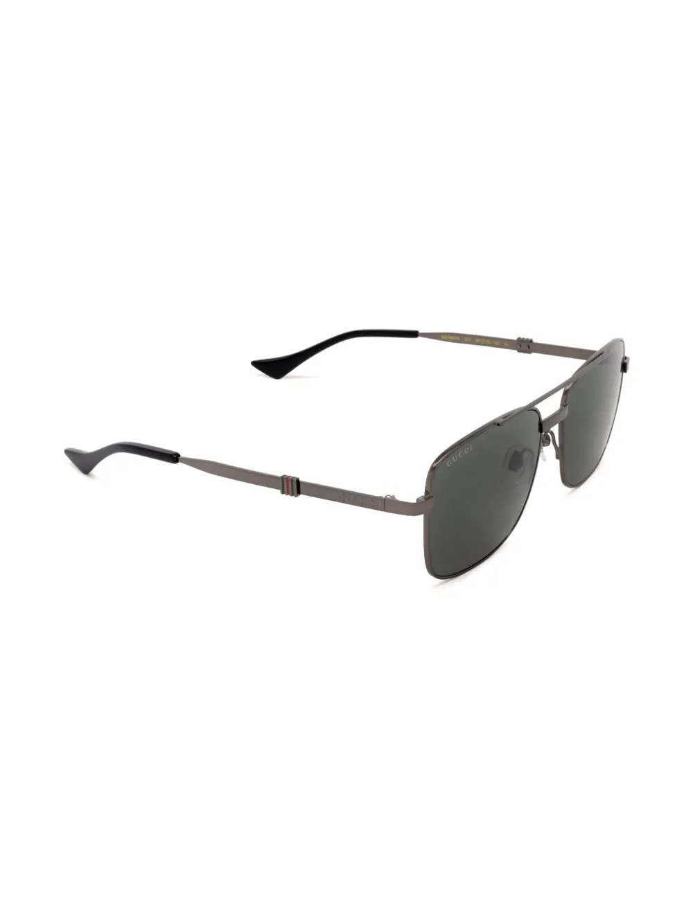 Gucci Eyewear Zonnebril met piloten montuur Grijs