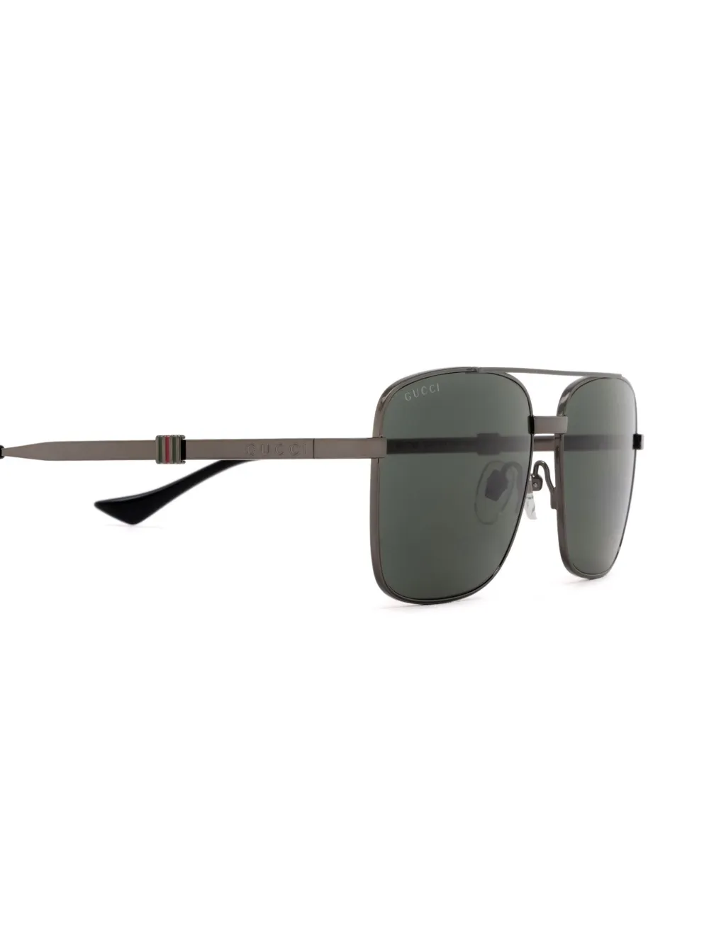 Gucci Eyewear Zonnebril met piloten montuur Grijs