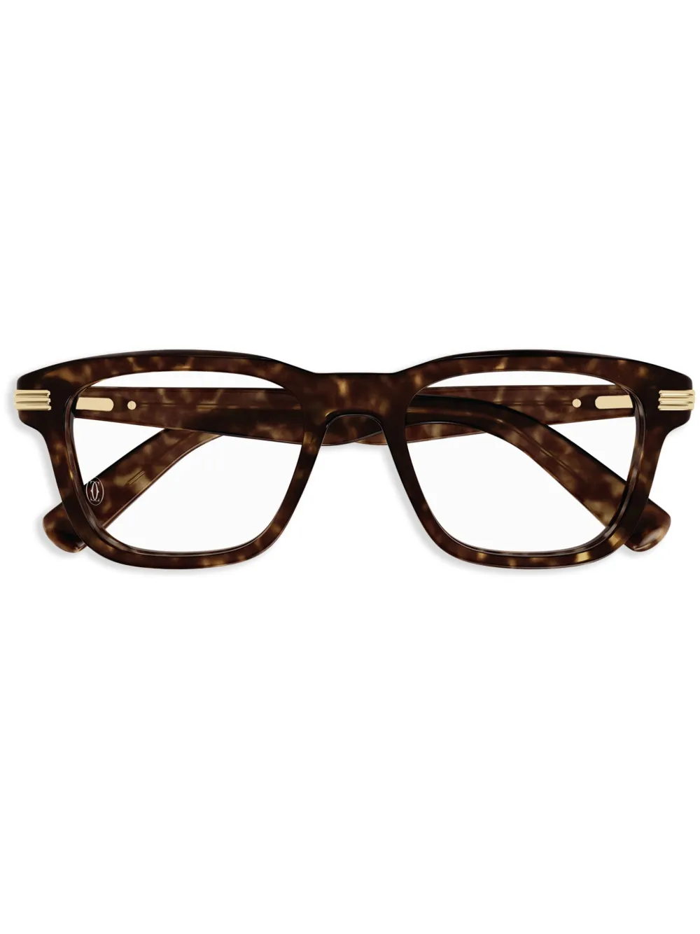 Cartier Eyewear square-frame glasses – Brown Cartier Eyewear square-frame glasses – Brown