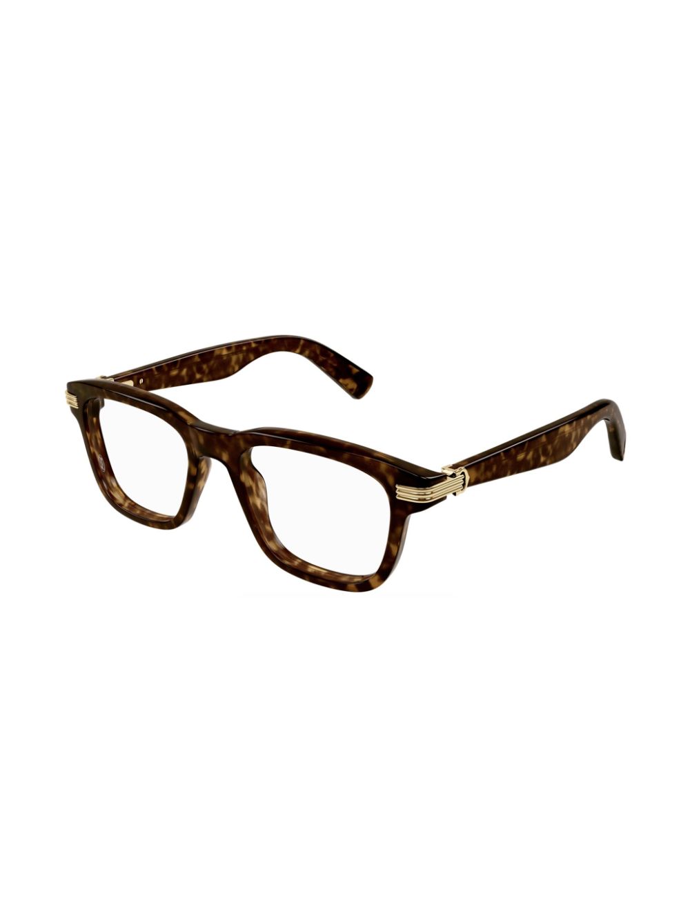 Cartier Eyewear Bril met vierkant montuur - Bruin