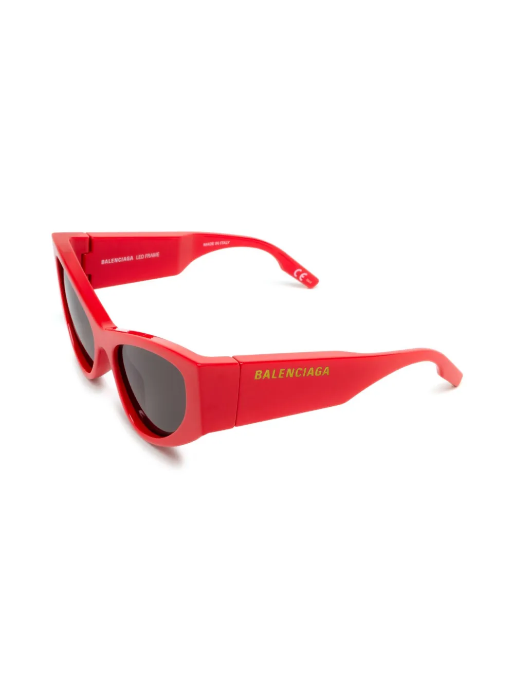 Balenciaga Eyewear Zonnebril met cat-eye montuur Rood