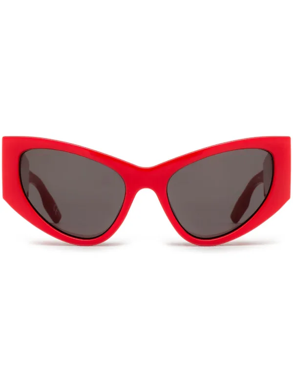 Balenciaga Eyewear キャットアイ サングラス | レッド | FARFETCH JP