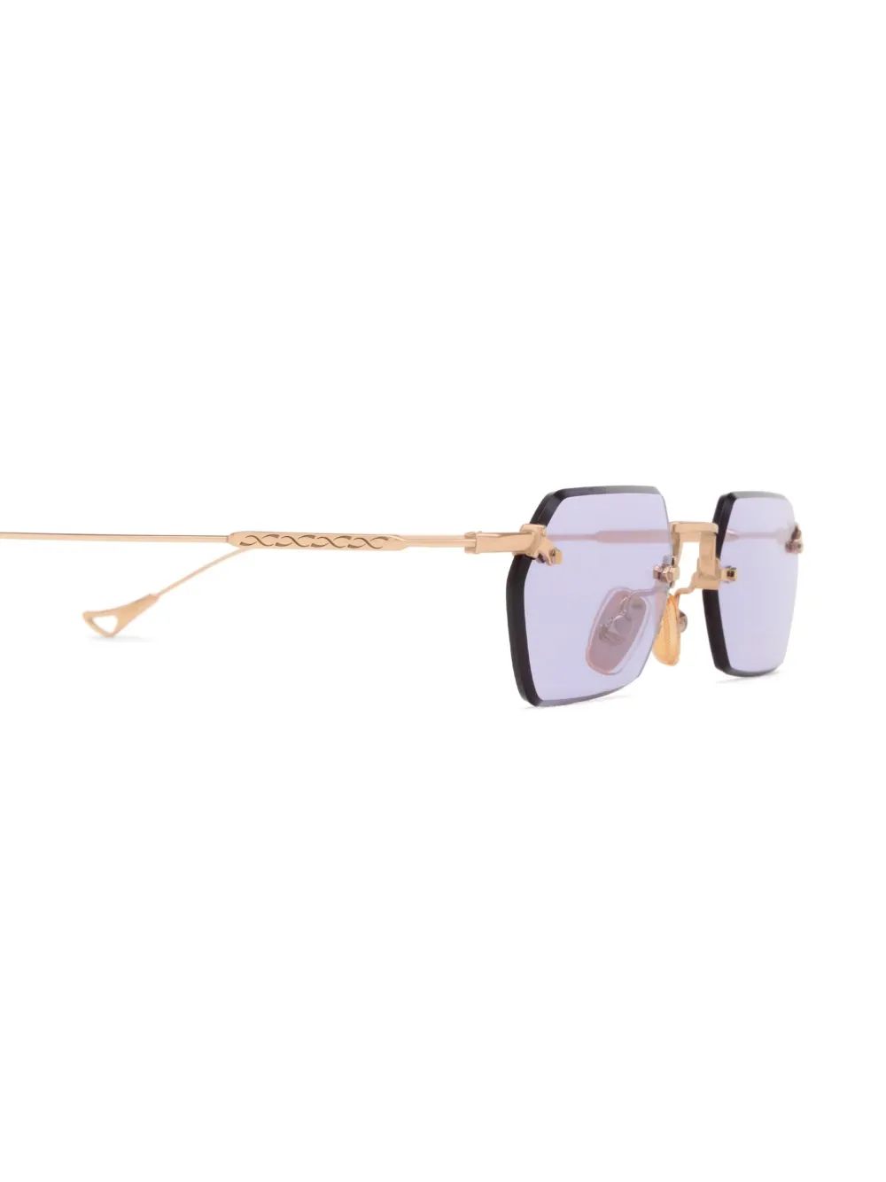  Eyepetizer Geometric-frame Sunglasses - Gold 