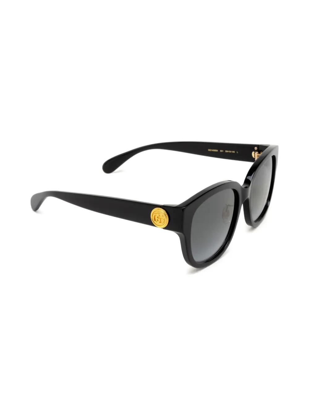 Gucci Eyewear Zonnebril met rond montuur - Zwart