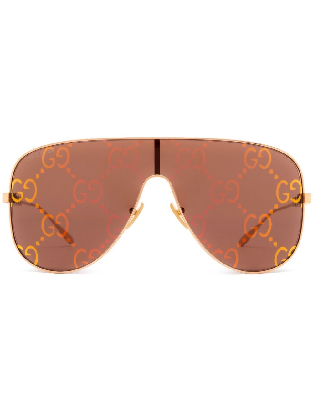 Gucci Eyewear Zonnebril met piloten montuur Goud