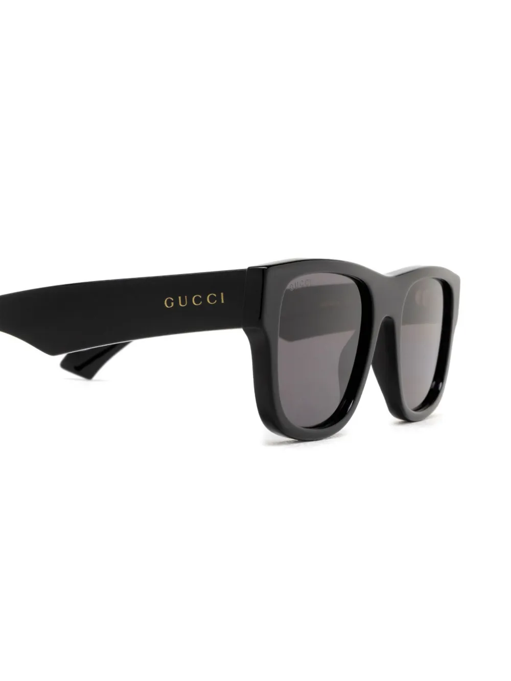 Gucci Eyewear Zonnebril met vierkant montuur Zwart