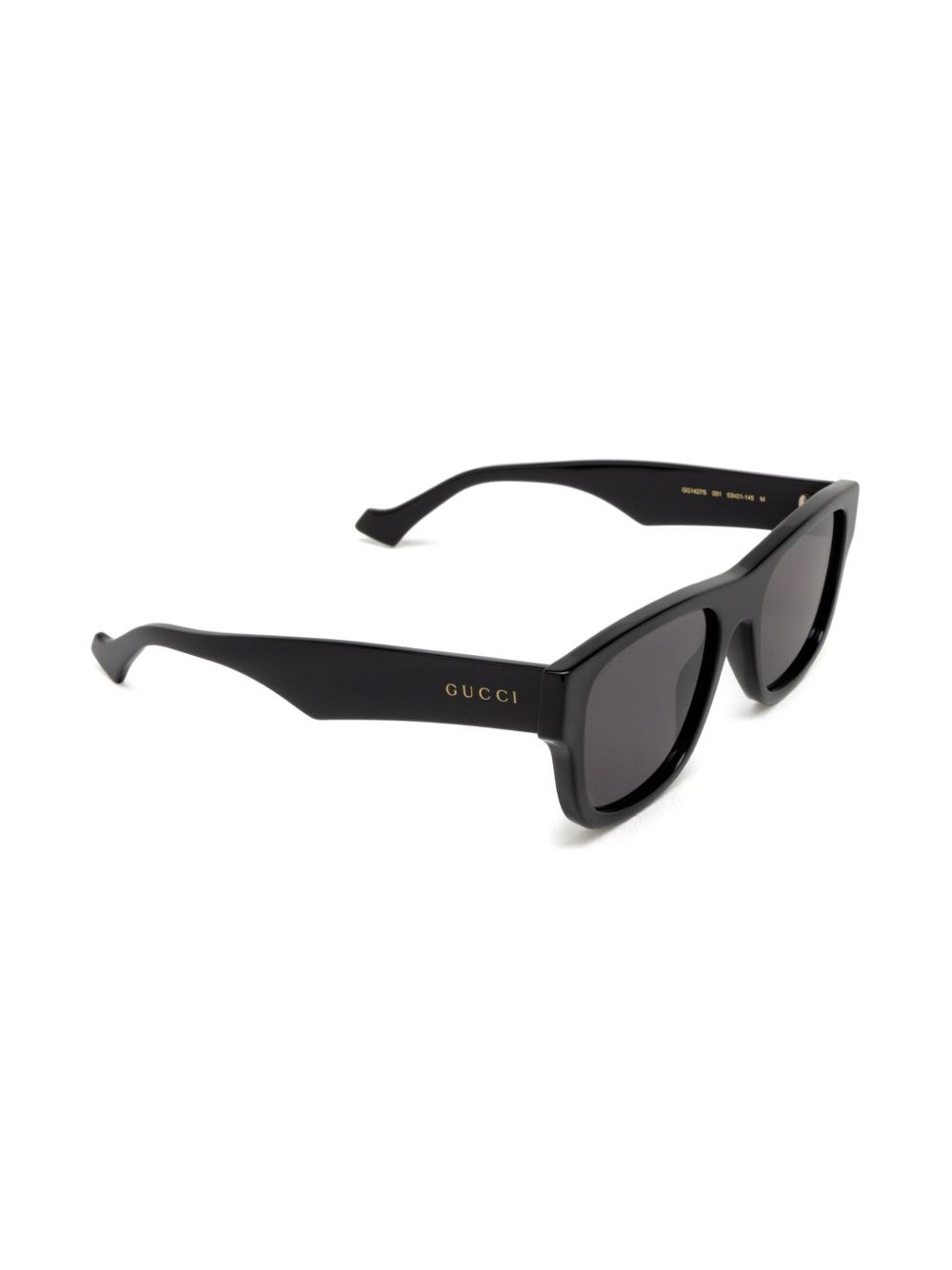 Gucci Eyewear Zonnebril met vierkant montuur - Zwart