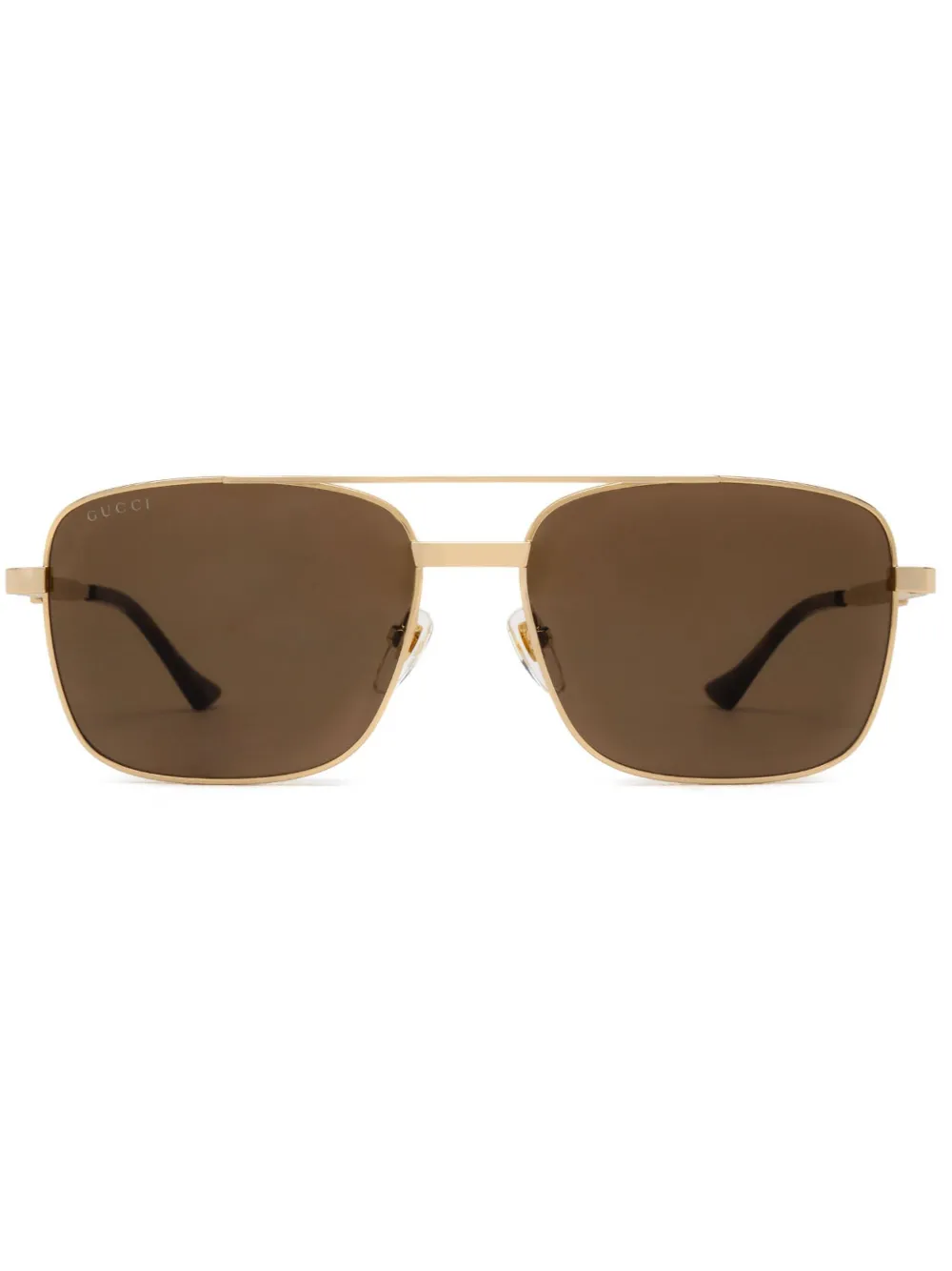 Gucci Eyewear Zonnebril met piloten montuur Goud