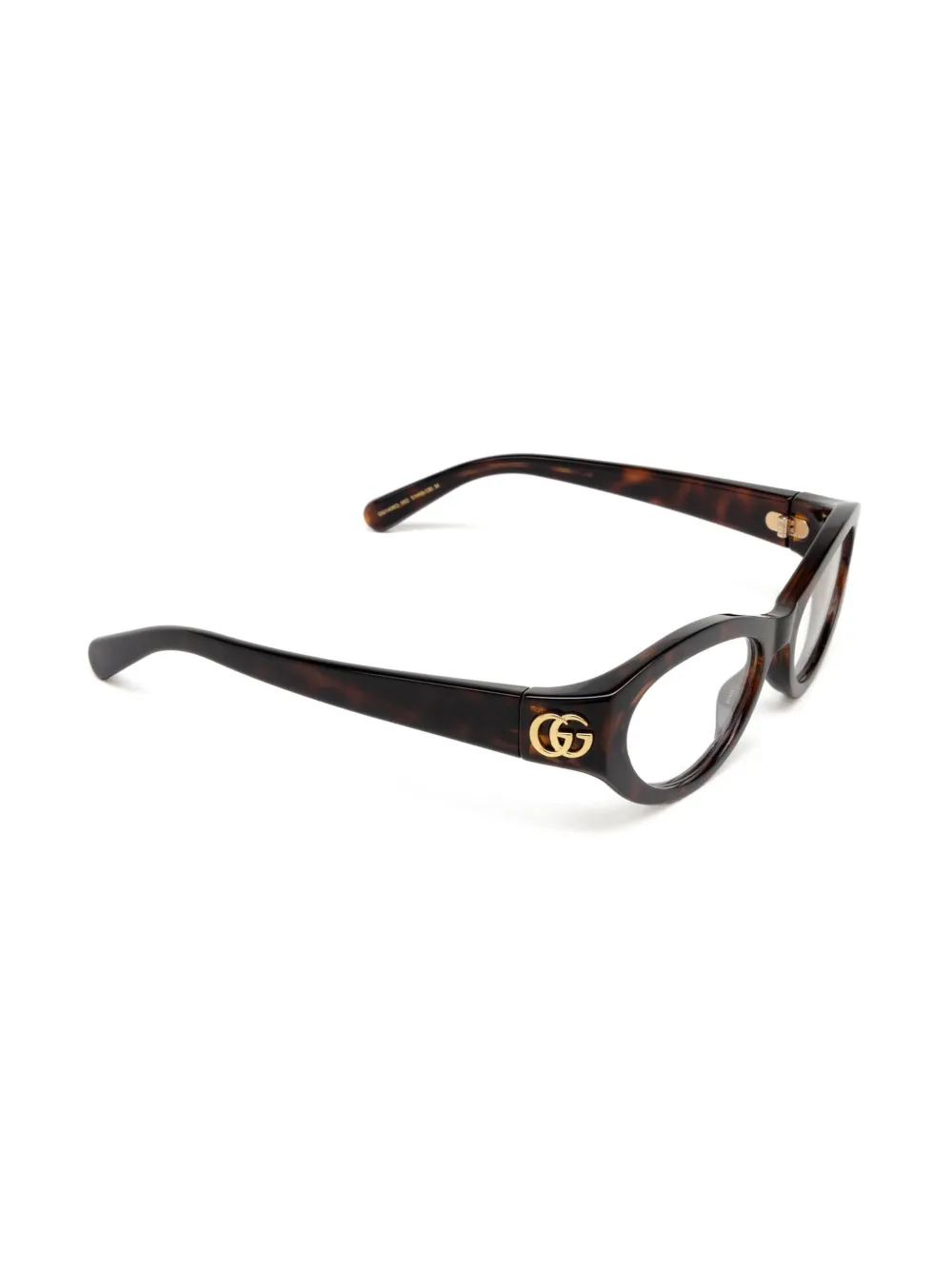 Gucci Eyewear Bril met rond montuur - Bruin