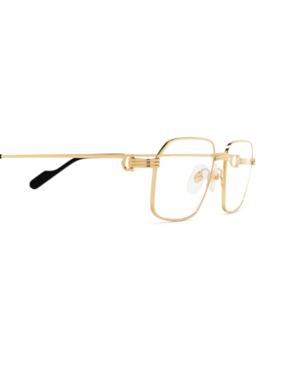 Cartier Eyewear Bril met geometrisch montuur Goud