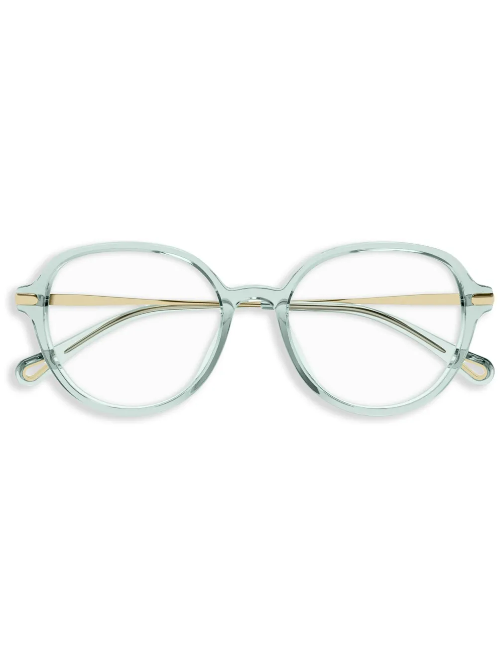 Chloé Eyewear lunettes de vue à monture transparente | vert | Image 1