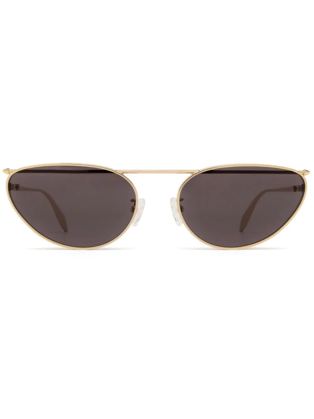 Alexander McQueen Eyewear AM0424S zonnebril Goud