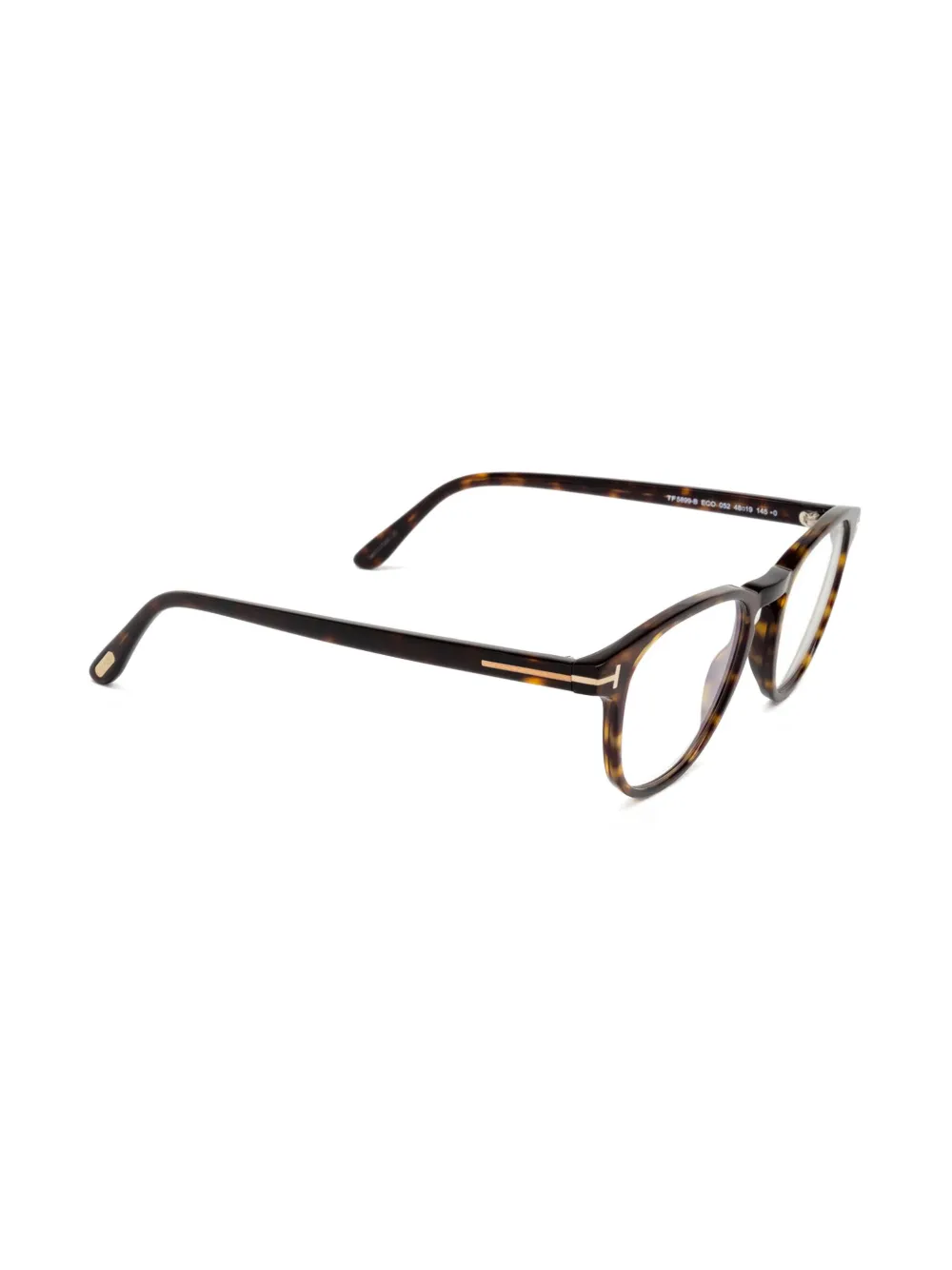 TOM FORD Eyewear Bril met rond montuur Bruin