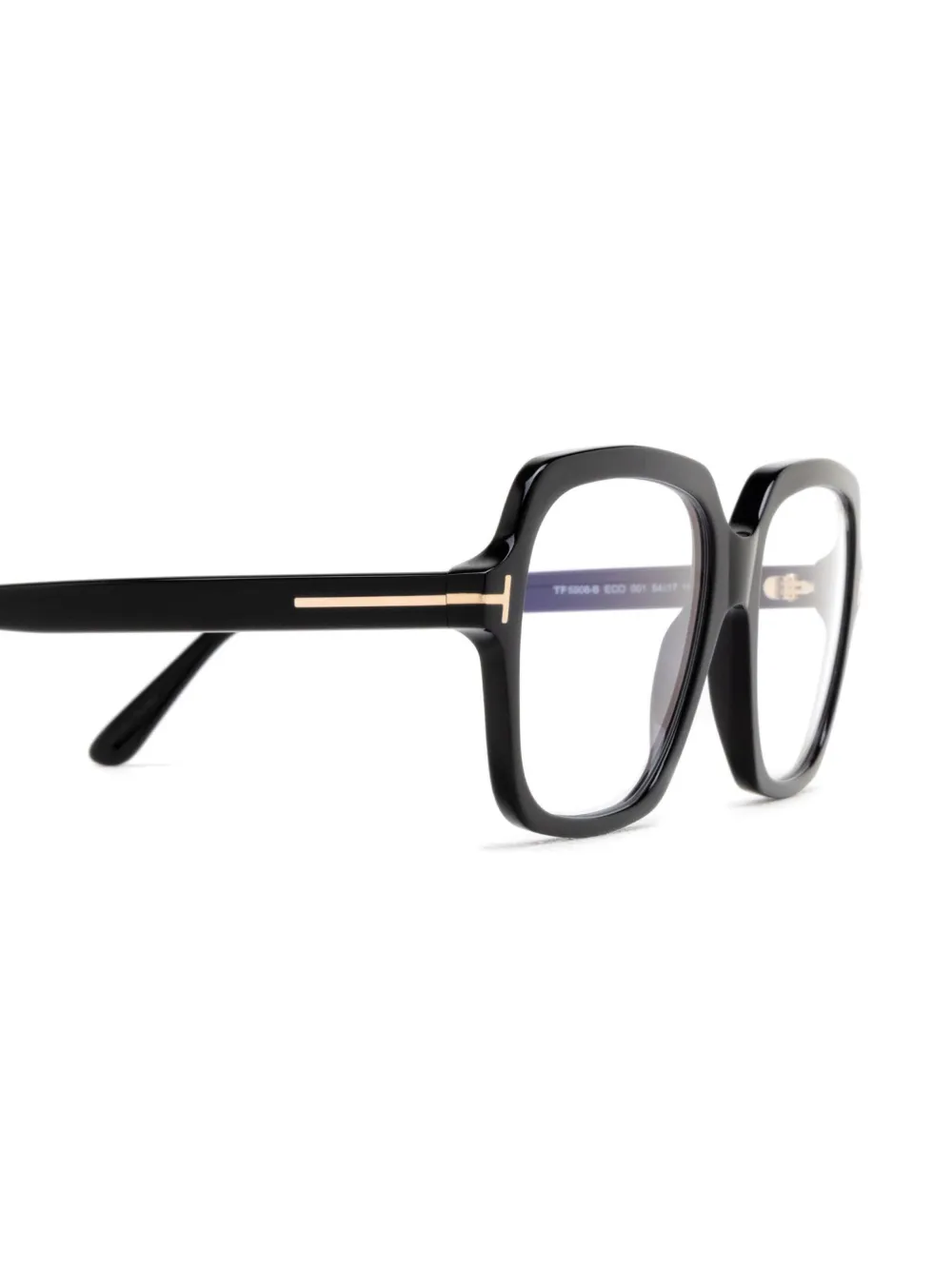 TOM FORD Eyewear Bril met vierkant montuur Zwart
