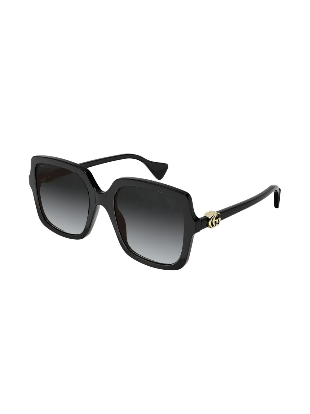 Gucci Eyewear Zonnebril met vierkant montuur Zwart