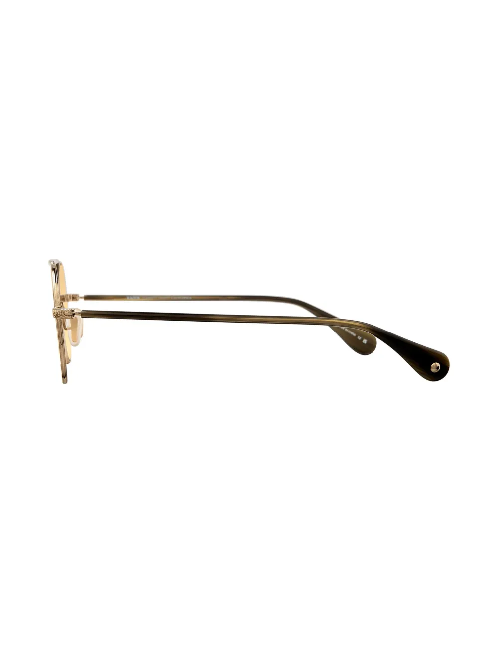 Garrett Leight Van Buren II Sun zonnebril Goud