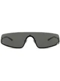 Gucci Eyewear mask-shaped frame sunglasses - Silver