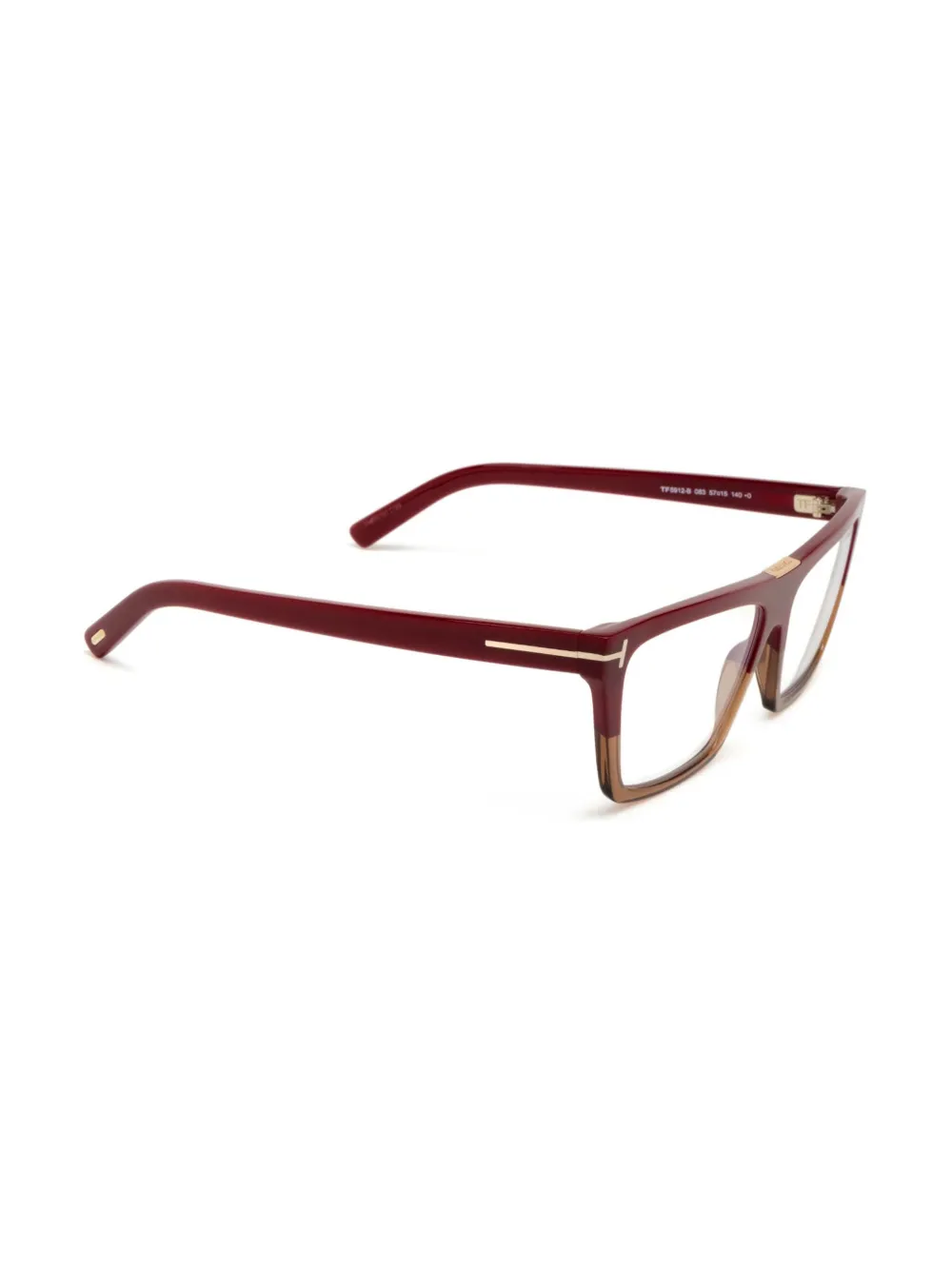 Tom Ford Square-frame Glasses In Brown