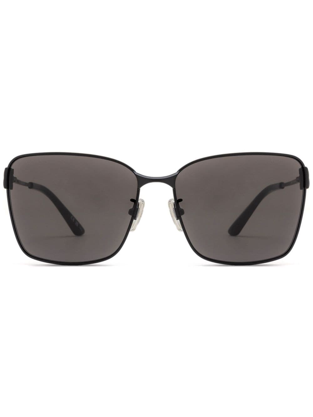 Balenciaga Eyewear Zonnebril met vierkant montuur Zwart