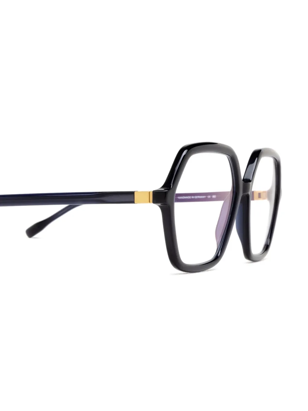 Mykita Neela C169 bril met geometrisch montuur Blauw