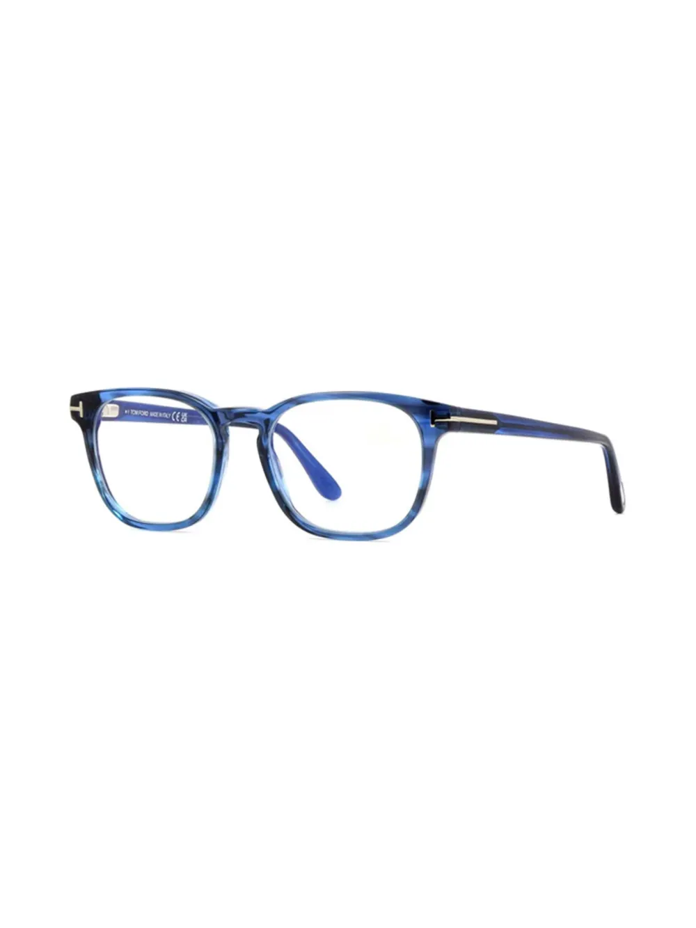 TOM FORD Eyewear Bril met rond montuur - Blauw