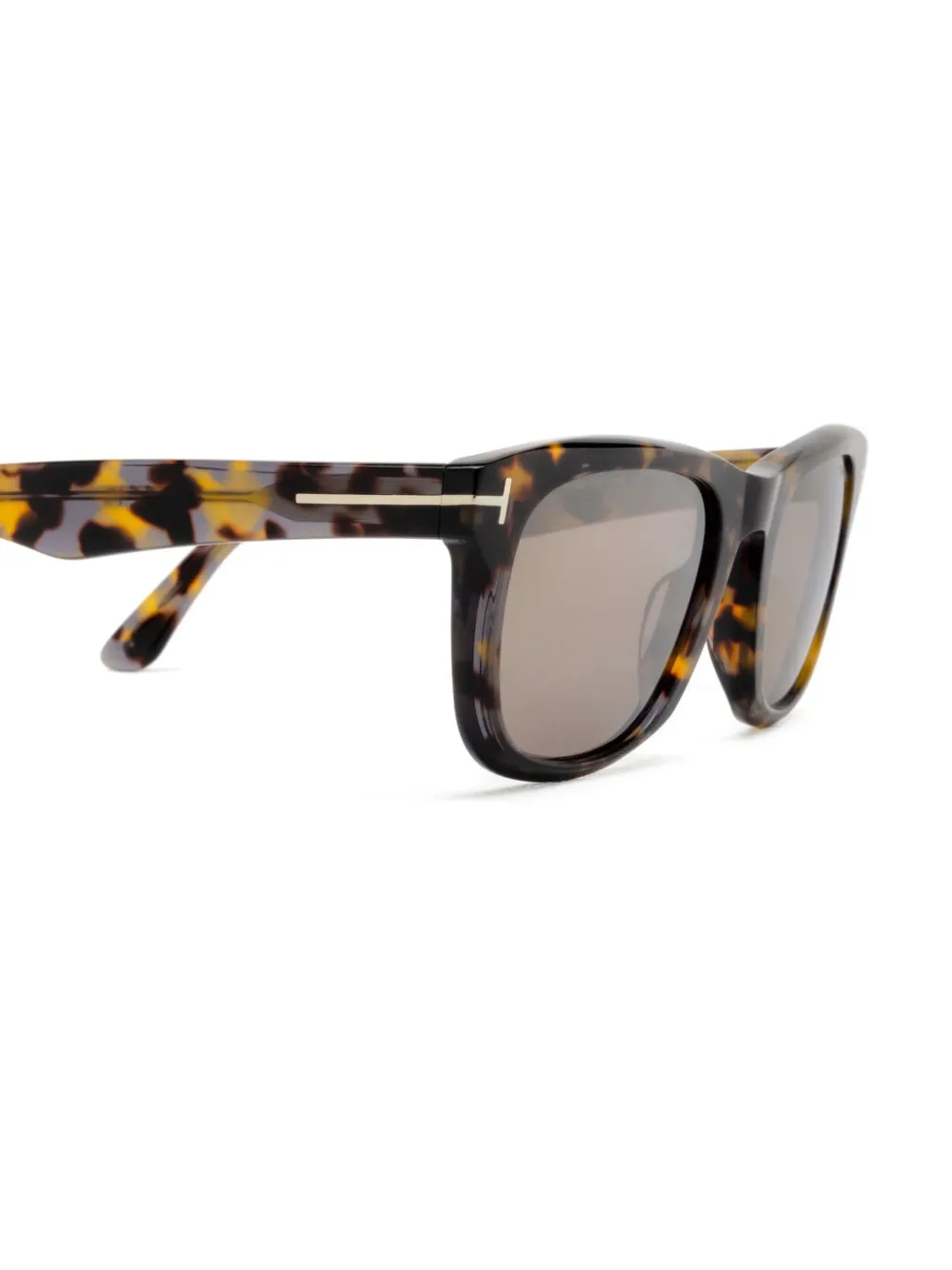 TOM FORD Eyewear Kendel zonnebril met vierkant montuur Bruin